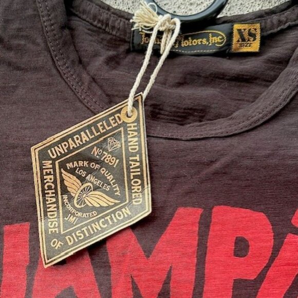 Johnson Motors Los Vampiros Mexicalis Short Sleeve X-SMALL New With Tags - Picture 2 of 4